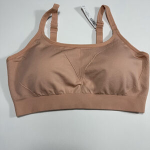 Women's Soma Sport Seamless Ballet Back Sports Bra XL Beige